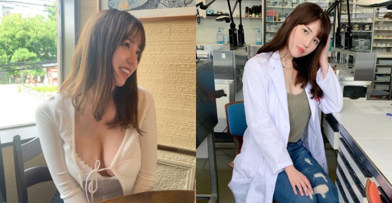 日本在住正妹準醫師「リン」穿著太辣　老師慌張請她白袍穿好