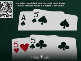 【EV扑克】扑克测试：如何选择最合适诈唬手牌？【蜗牛电竞】