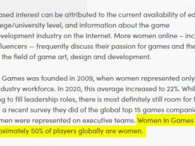 【蜗牛电竞】你还代表上女性了😅 外媒批《剑星》放弃女性市场 称全球有一半女性玩家